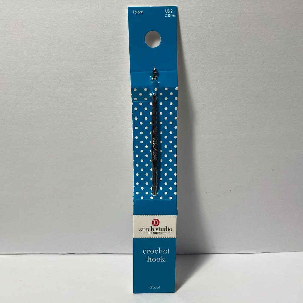 Steel Crochet Hook US Size 2 (2.25mm)